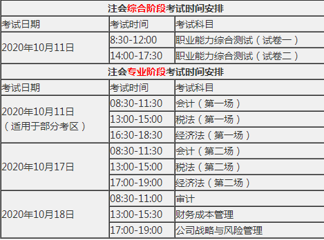 吉林省2020注冊會計師報名考試時間你了解了嗎？