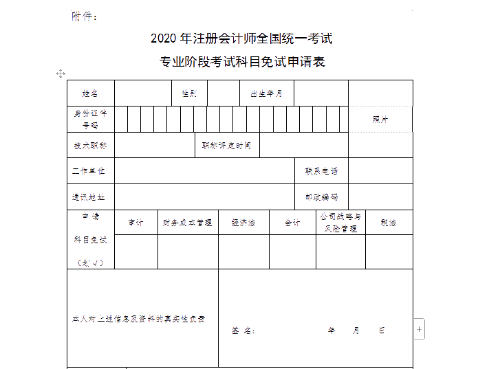 山西省2020年注冊(cè)會(huì)計(jì)師考試申請(qǐng)免試需要哪些條件？