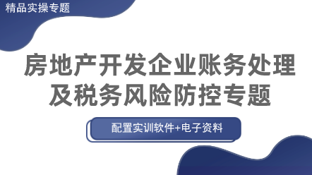 房地產(chǎn)企業(yè)賬務處理及稅務風險防控