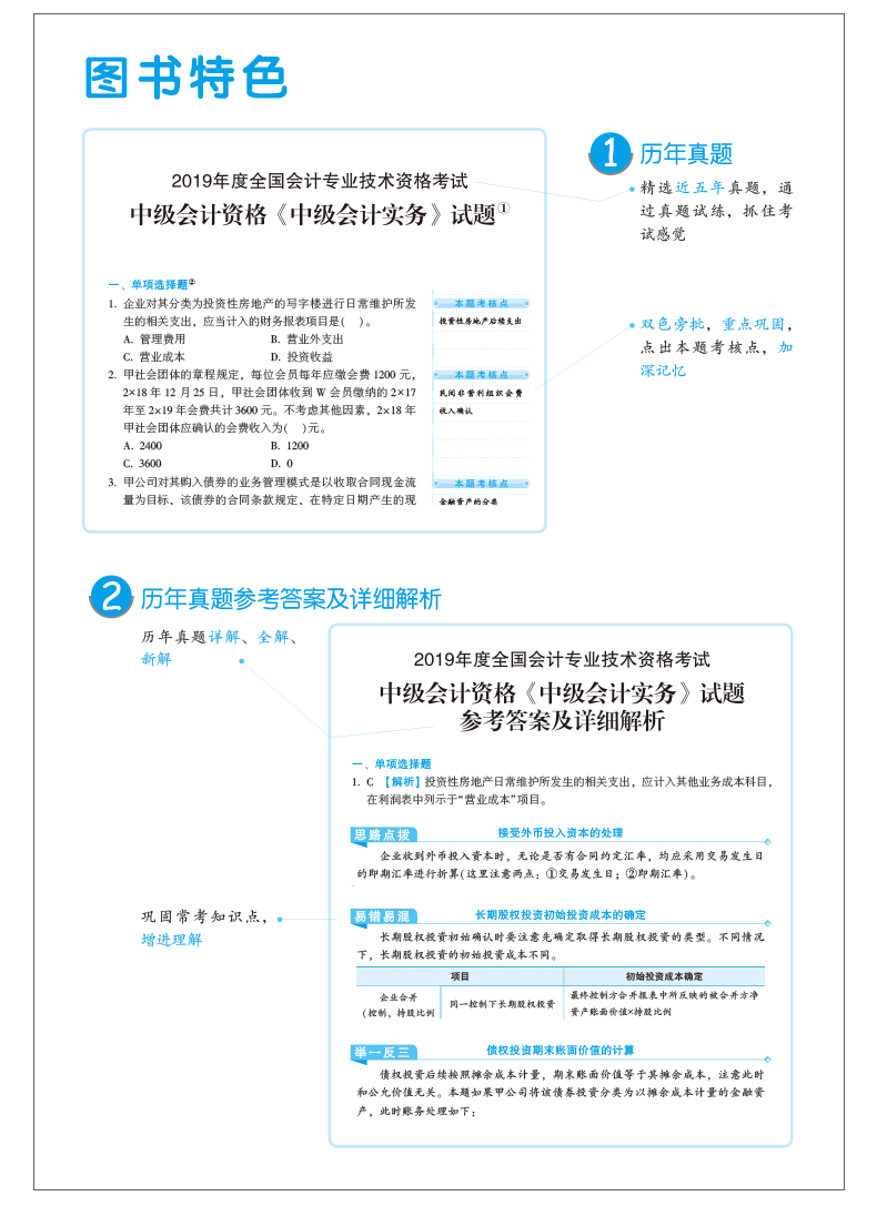 【PDF版】2020中級會計職稱《歷年試題全解》搶鮮試讀！