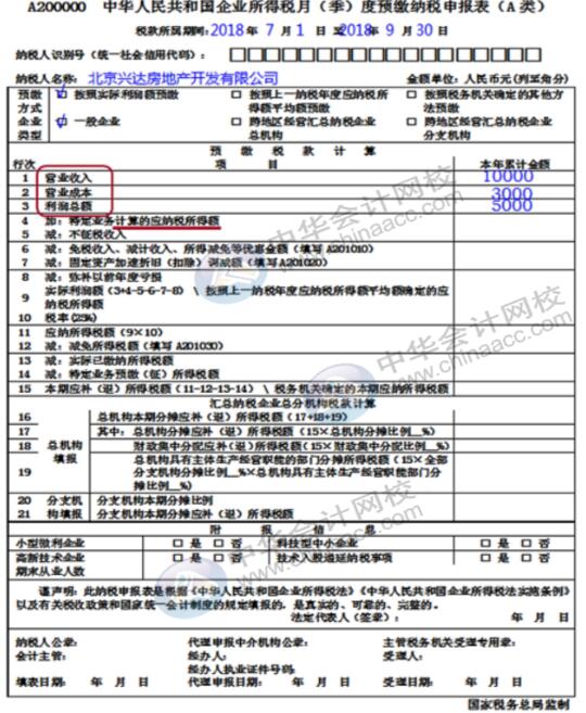 企業(yè)所得稅納稅申報(bào)表（A類）實(shí)務(wù)操作，快看過來！