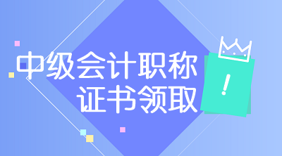 新疆會計中級證書領(lǐng)取2019是什么時候