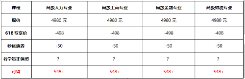 “福利”拍了拍你 距高級經(jīng)濟師618活動結(jié)束僅剩1天！