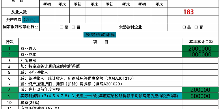 新修訂！企業(yè)所得稅月（季）度預(yù)繳納稅申報(bào)表（A類）變化及操作指南