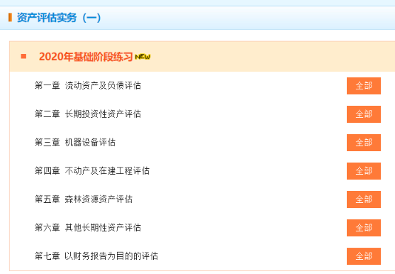 資產(chǎn)評(píng)估實(shí)務(wù)一基礎(chǔ)階段習(xí)題庫
