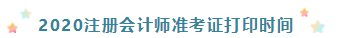 浙江杭州2020年注冊(cè)會(huì)計(jì)師準(zhǔn)考證打印時(shí)間已發(fā)布！