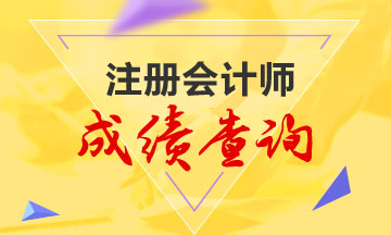 2020北京CPA成績查詢信息分享