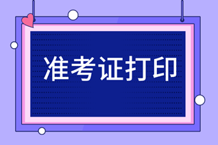 高級經(jīng)濟(jì)師2020年準(zhǔn)考證打印