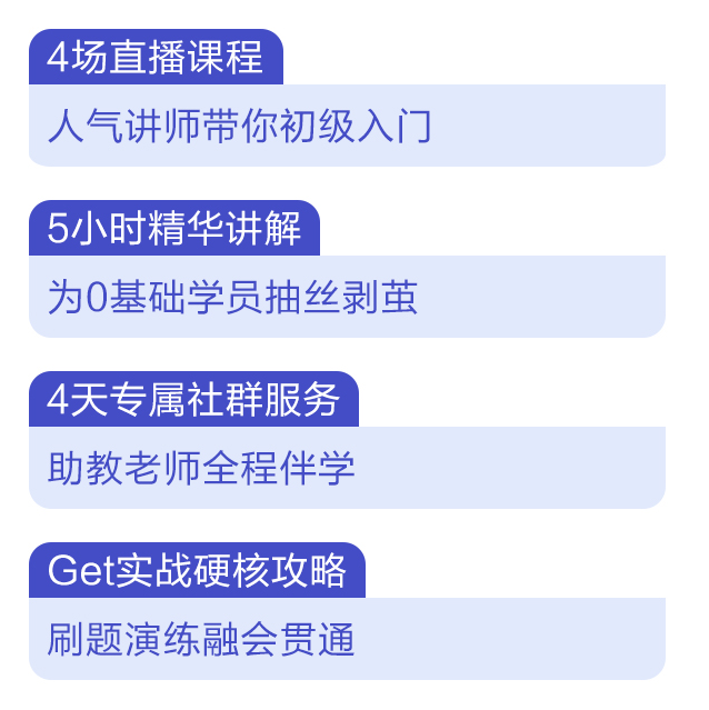 2021年初級暑假基礎(chǔ)特訓營