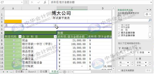 Excel實(shí)操技能：用Eexcel編制試算平衡表！