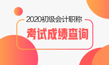 2020年初級會計考試成績何時公布？登錄哪個網(wǎng)站查詢？