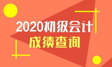 貴州2020年初級會計成績查詢時間公布了嗎？