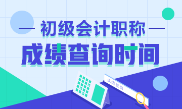 什么時候公布2020年海南初級會計考試成績？