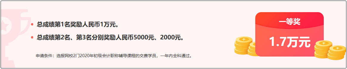 重磅預告！參與2020初級報分 人人拿獎 只要你敢報 我們就敢發(fā)