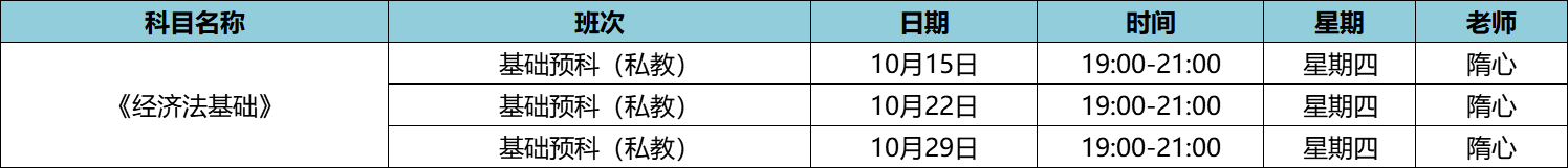 快來！初級私教直播班《經(jīng)濟(jì)法基礎(chǔ)》于9月24日正式開課啦！