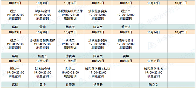 預告：2020稅務師點題密訓班10月10日漲價 不下手就晚了