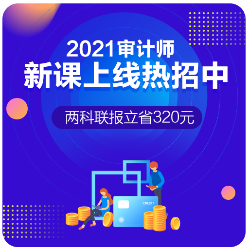 2021年審計(jì)師課程