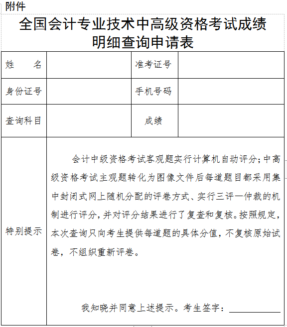 2020年福建福州高級會計師成績復(fù)核的通知