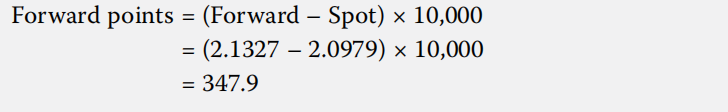 economics exercise:NZD/GBP forward rate