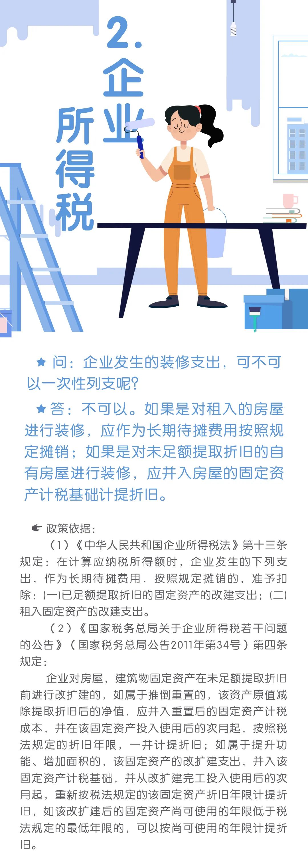 有關裝修的稅收小知識你了解嗎？