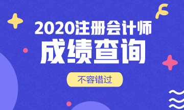 黃石2020注會(huì)成績(jī)查詢時(shí)間