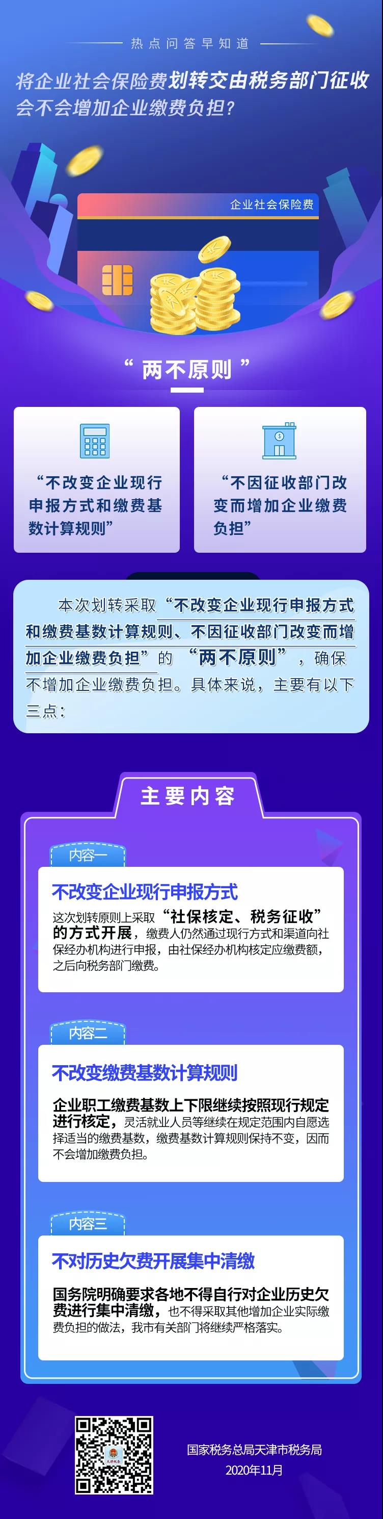 將企業(yè)社會保險費劃轉(zhuǎn)交由稅務(wù)部門征收會不會增加企業(yè)繳費負擔？