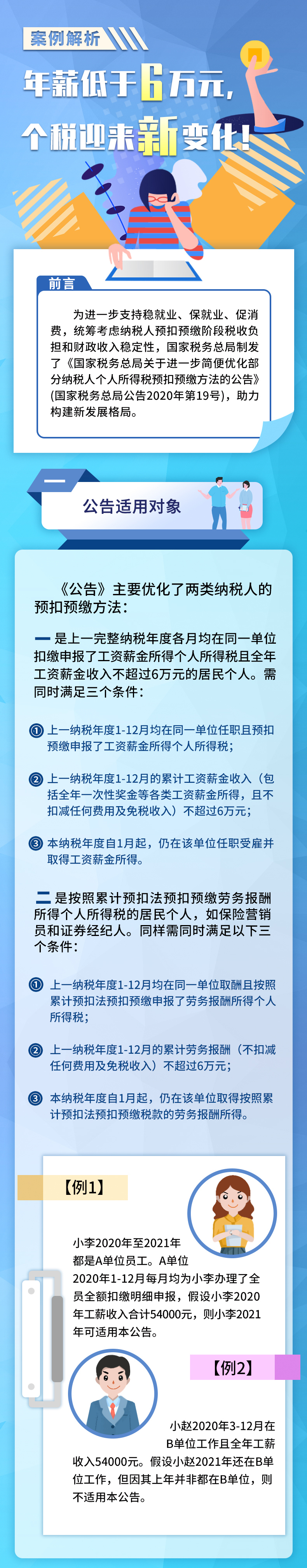 案例解析丨年薪低于6萬元，個稅迎來新變化！