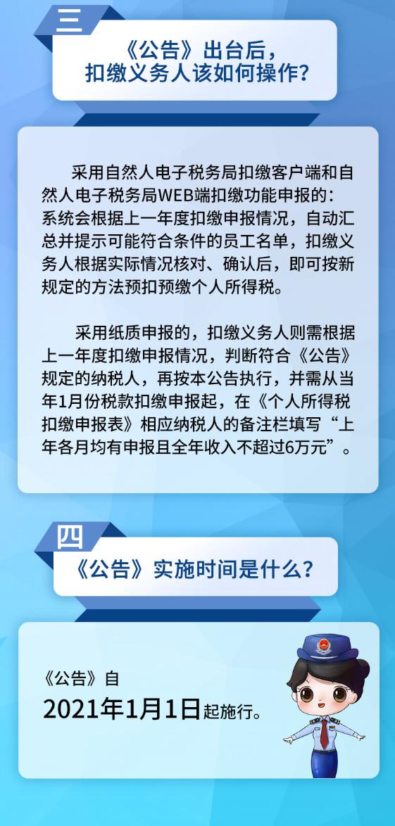 年薪低于6萬，個稅有哪些新變化？