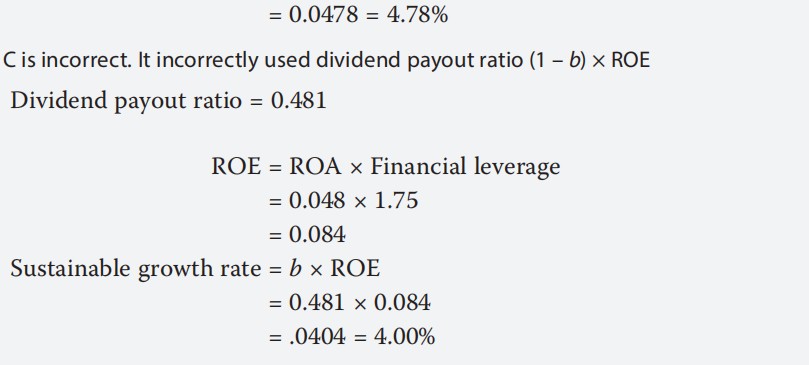 Financial Report:Return on equity