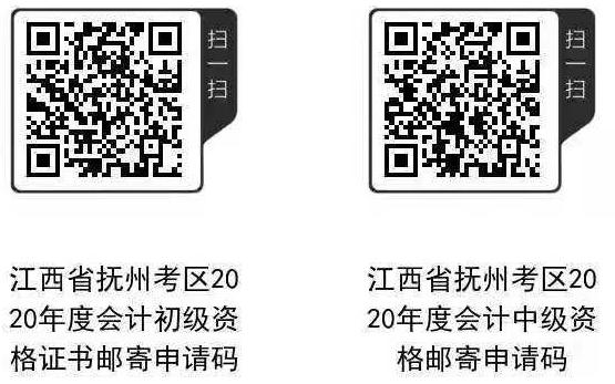 江西撫州2020年中級會計證書領(lǐng)取通知公布