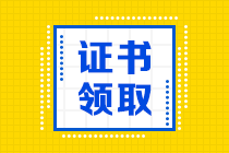 山東2020初中級經(jīng)濟(jì)師證書領(lǐng)取時間公布了嗎？