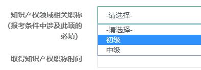 知識產(chǎn)權領域相關職稱