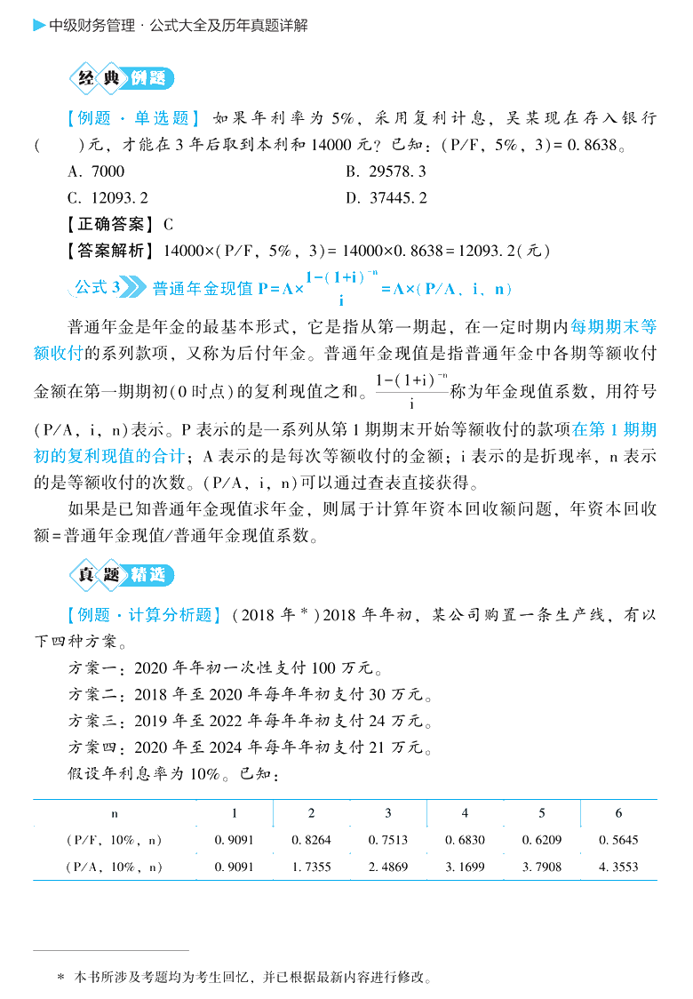 問：中級會計職稱財管公式記不住、記住不會用怎么辦？