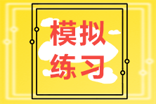 高級經(jīng)濟(jì)師模擬練習(xí)