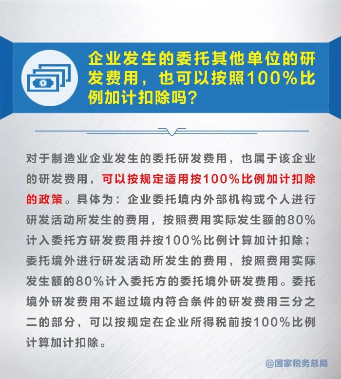 知識帖！幾張圖帶你了解研發(fā)費用加計扣除新政策