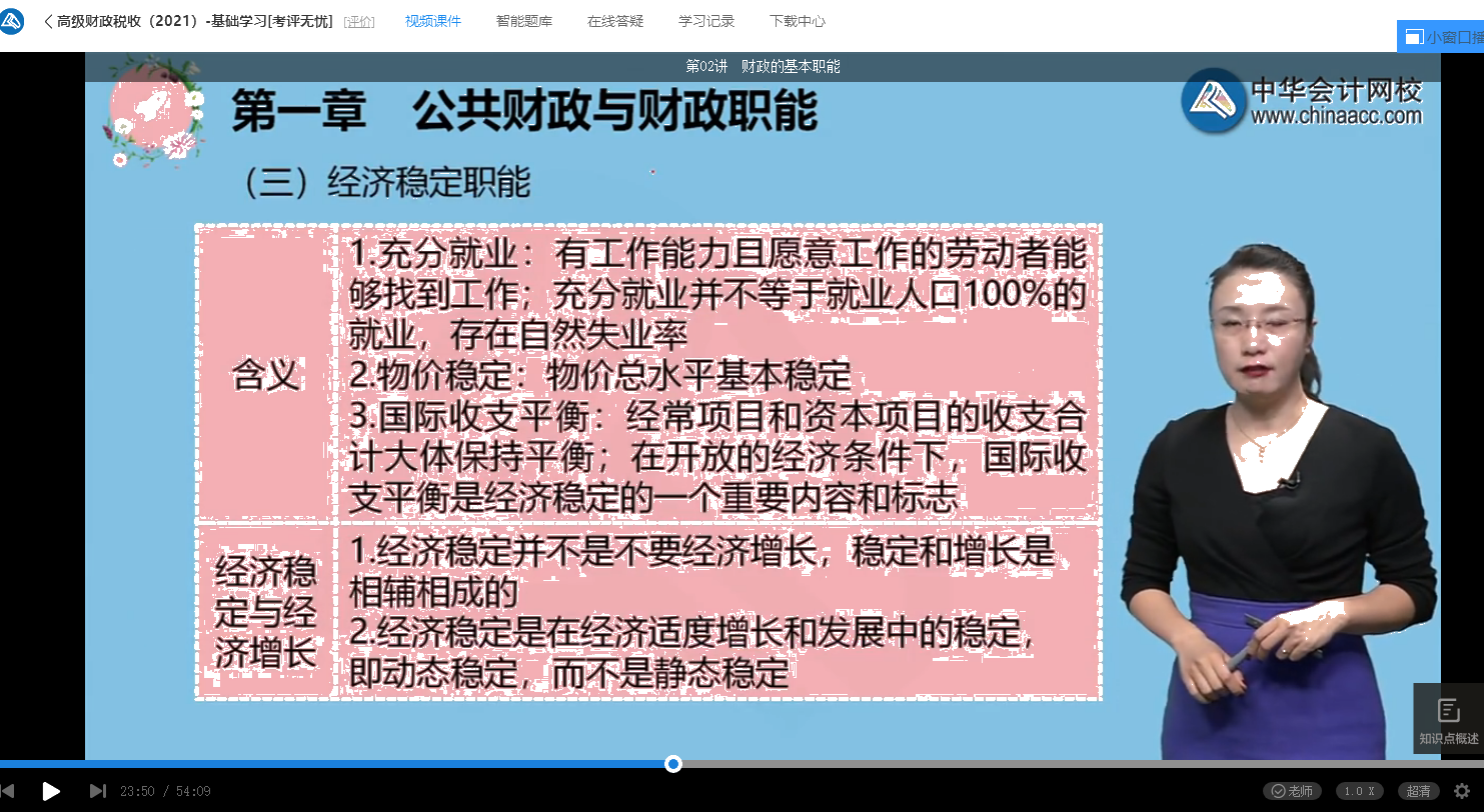 2021年高級經(jīng)濟(jì)師考試《高級經(jīng)濟(jì)實務(wù)（財政稅收）》試題涉及考點總結(jié)