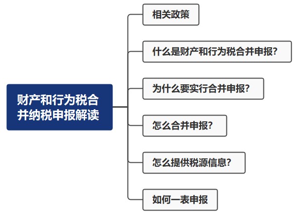 財(cái)產(chǎn)和行為稅合并納稅申報(bào)解讀