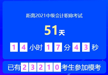 2021中級(jí)會(huì)計(jì)萬人?？即筚惖诙文？枷迺r(shí)預(yù)約中~