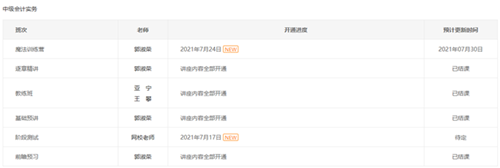 中級(jí)會(huì)計(jì)職稱2021年VIP簽約特訓(xùn)班08月份課表>
