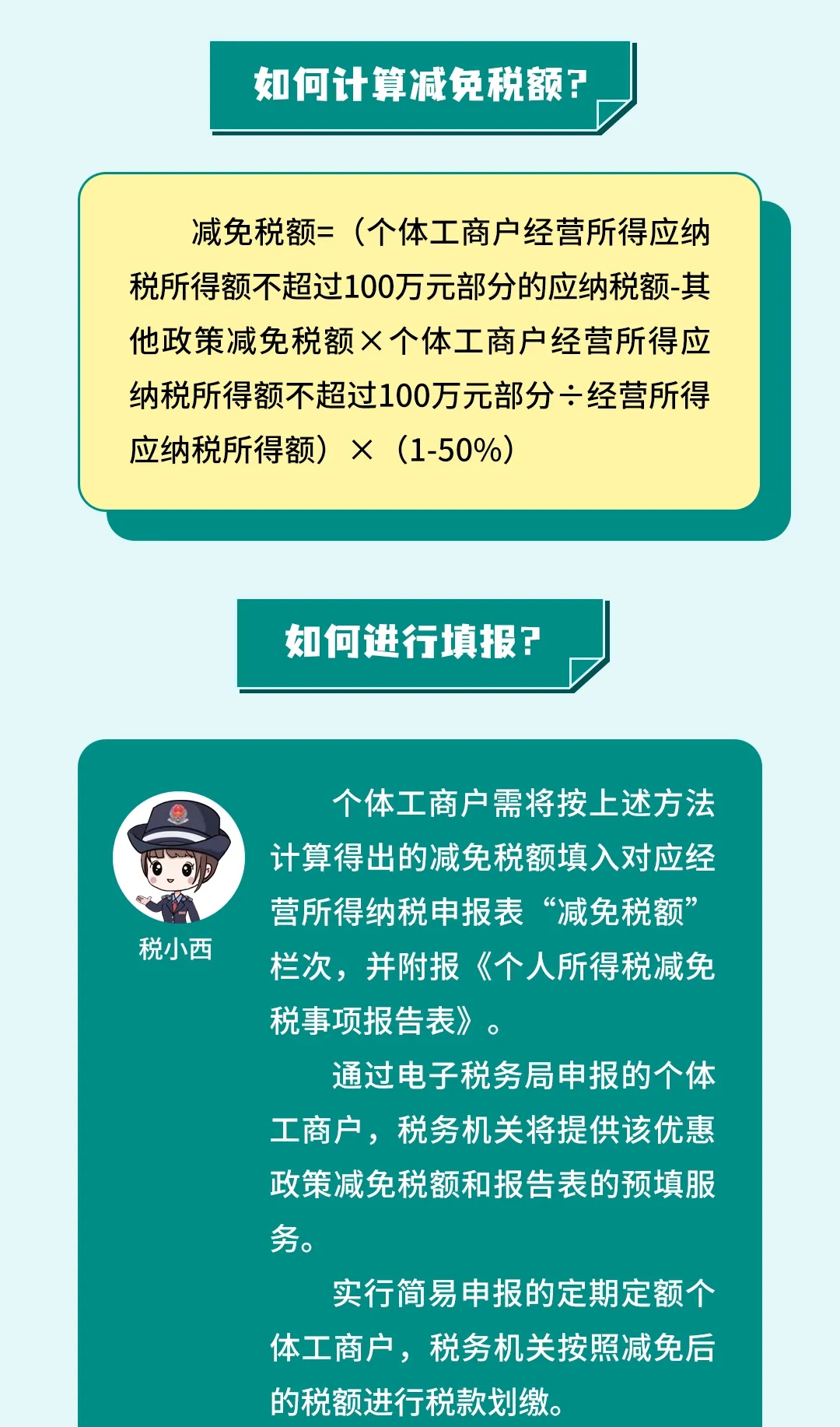 減半征收個人所得稅政策請您收好~