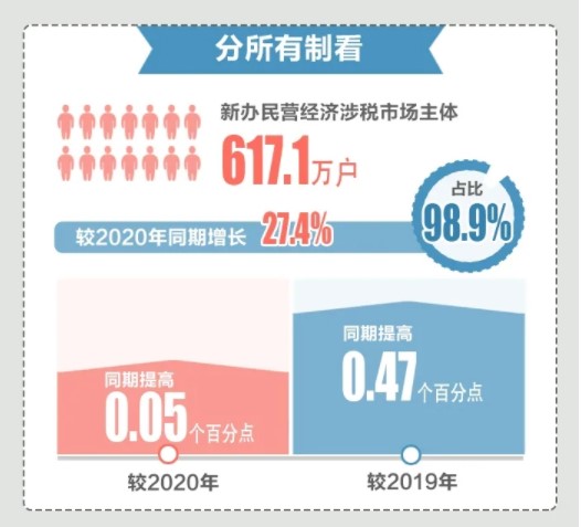 2021上半年新辦涉稅市場主體有哪些亮點(diǎn)？為你揭秘