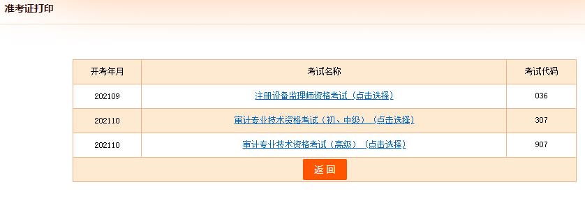 初中級經(jīng)濟師準(zhǔn)考證打印列表