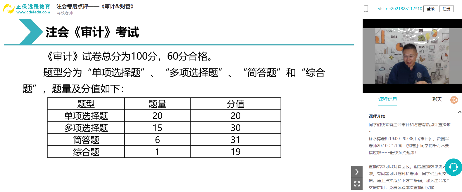 2021注會《審計》題量有變化？速來圍觀！