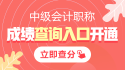 廣東2021年中級(jí)會(huì)計(jì)職稱成績(jī)查詢?nèi)肟谝验_(kāi)通