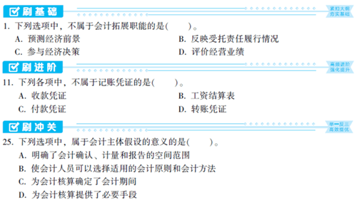 刷題為什么要用初級會計《必刷550題》？