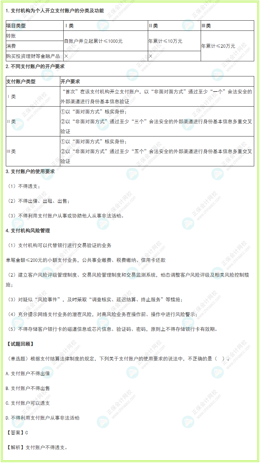 2022年初級會計《經(jīng)濟(jì)法基礎(chǔ)》高頻考點(diǎn)：網(wǎng)絡(luò)支付