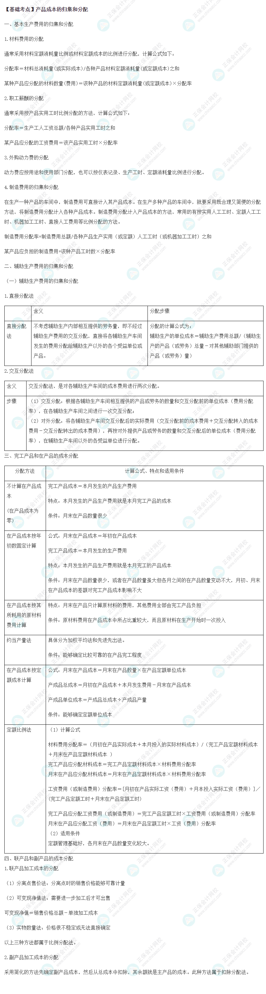 2022注會《財管》基礎(chǔ)備考階段必備考點