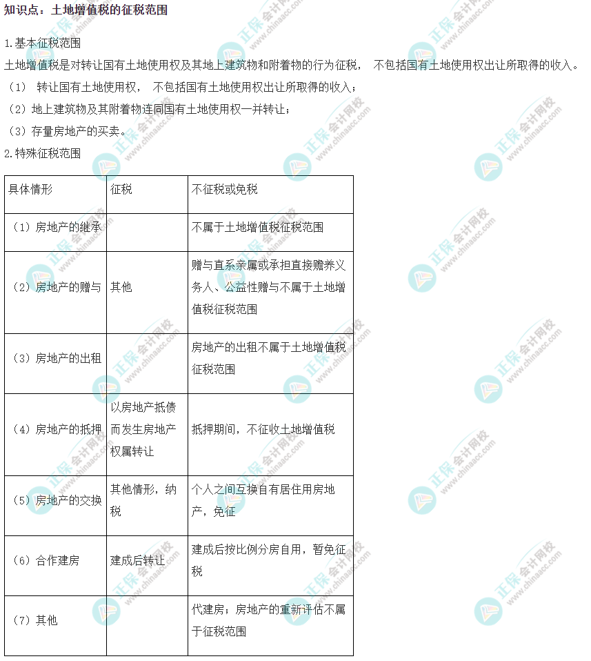 2022注會《稅法》易錯易混知識點