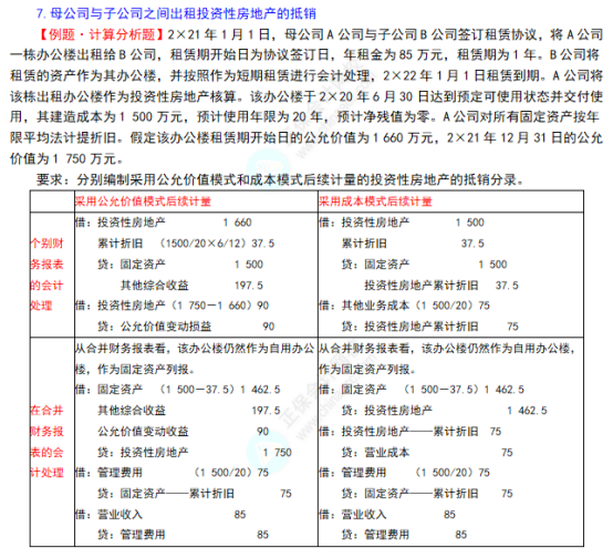 2022注會(huì)會(huì)計(jì)考點(diǎn)總結(jié) (25)