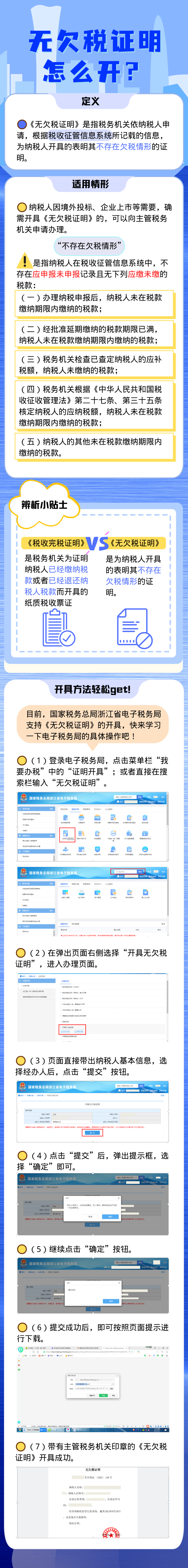 無(wú)欠稅證明怎么開(kāi)？